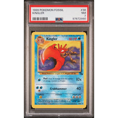 Pokémon TCG: Kingler 38 PSA 7 - Fossil