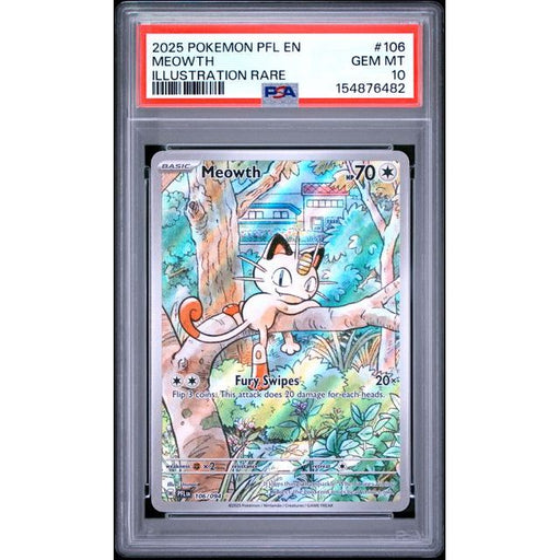 Pokémon TCG: Meowth #106 PSA 10-154876482