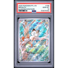 Pokémon TCG: Meowth #106 PSA 10 - Phantasmal Flames