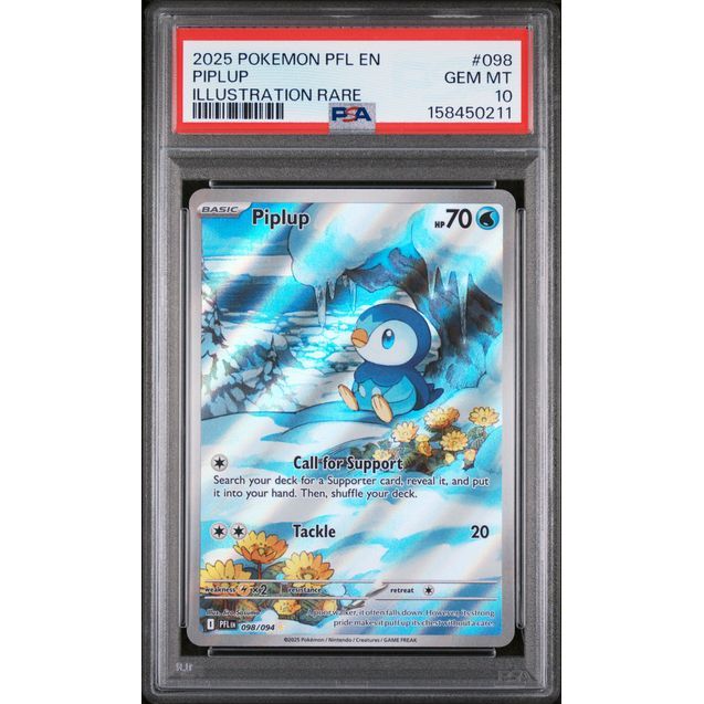 Pokémon TCG: Piplup #098 PSA 10-158450211