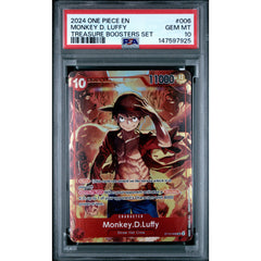 One Piece TCG: Monkey D. Luffy #006 PSA 10