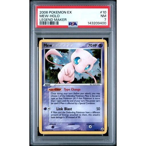 Pokémon TCG: Mew Holo #10 PSA 7-143209400
