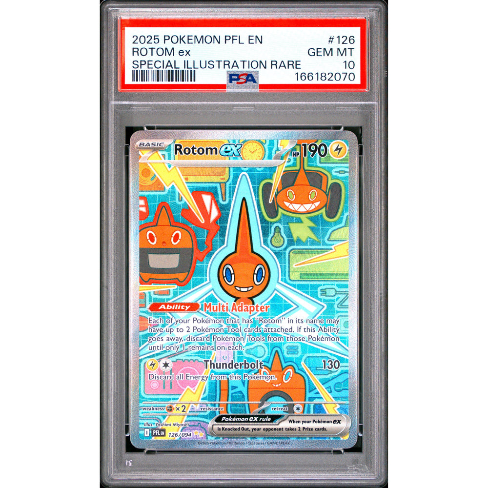 Pokémon TCG: Rotom Ex #126 PSA 10 - Phantasmal Flames