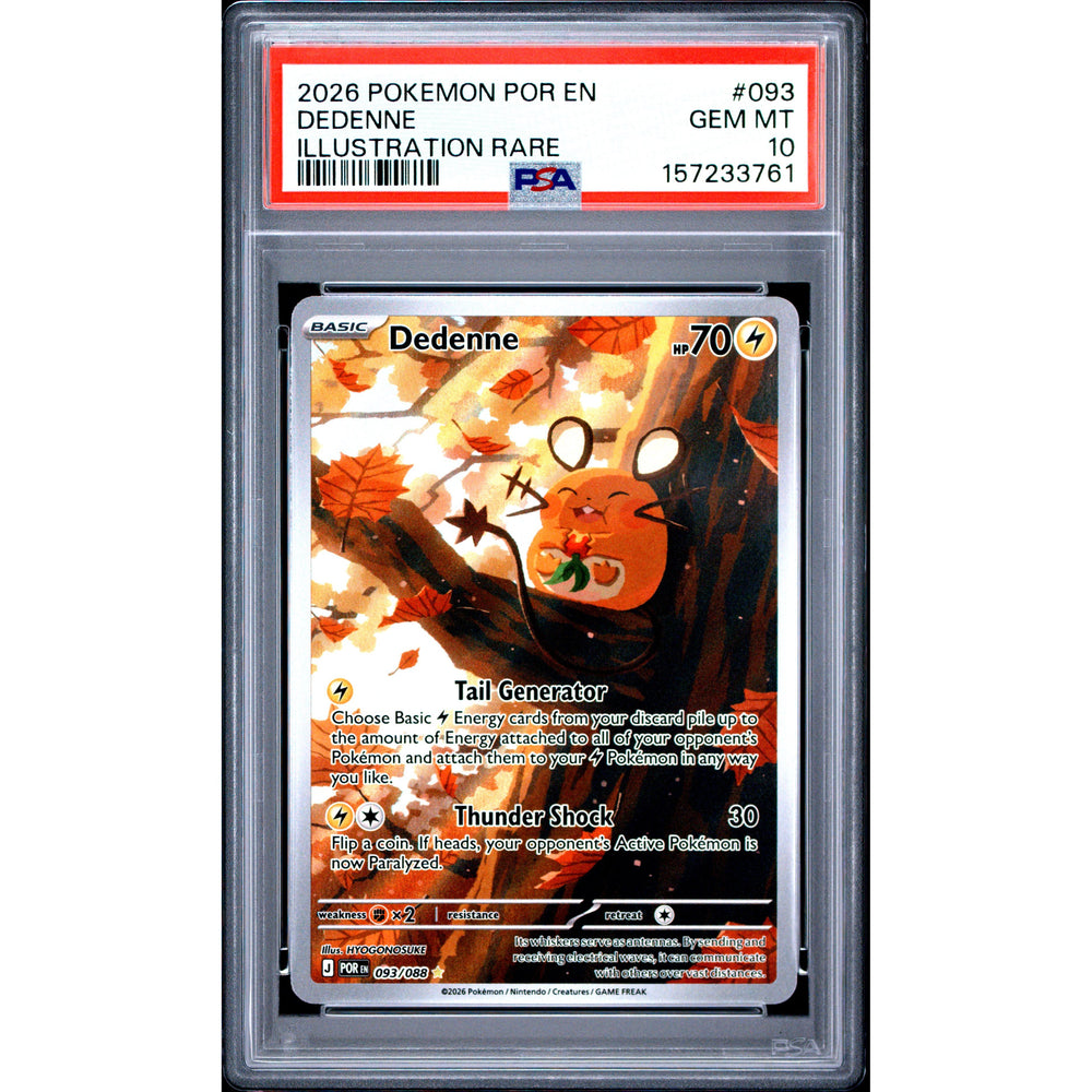 Pokémon TCG: Dedenne #093 PSA 10