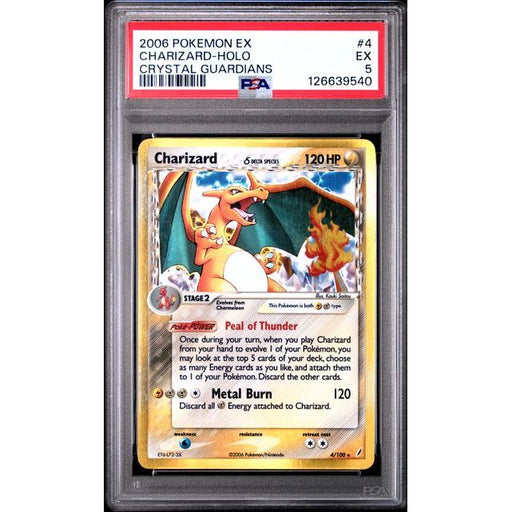 Pokémon TCG: Charizard Holo #4 PSA 5-126639540