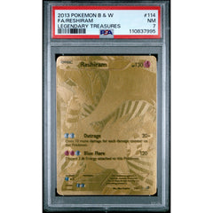 Pokémon TCG: Reshiram 114 PSA 7 - Legendary Treasures