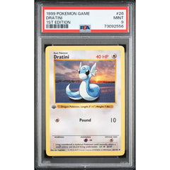 Pokémon TCG: Dratini #26 PSA 9 - Base Set