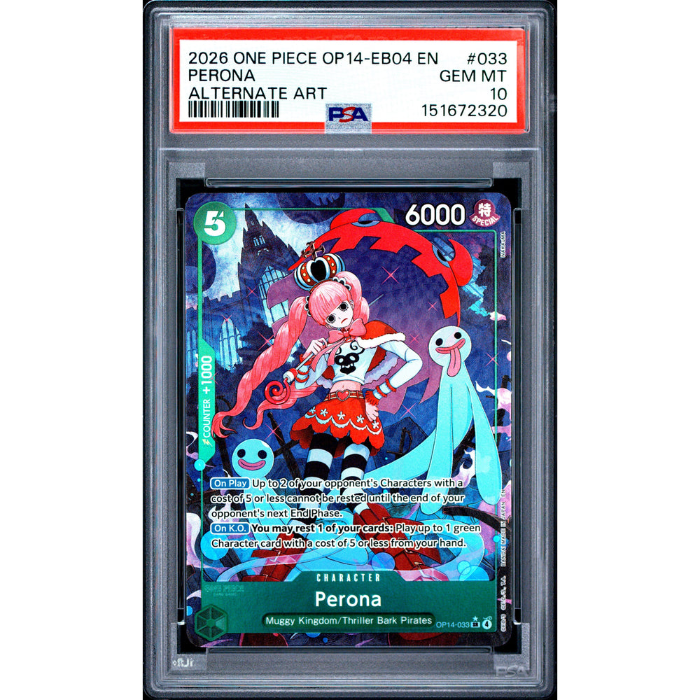 One Piece TCG: Perona #033 PSA 10