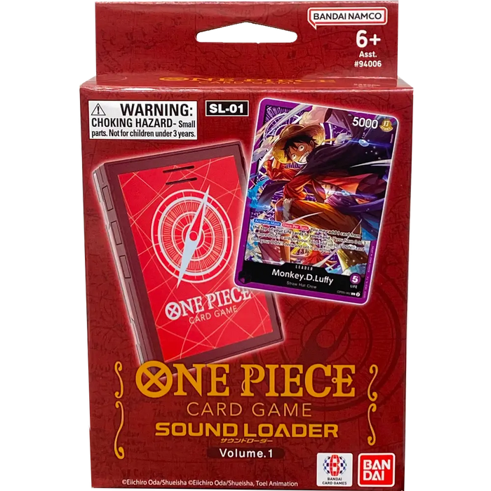 Bandai One Piece Card Game: Sound Loader Volume 1 - Monkey D. Luffy.