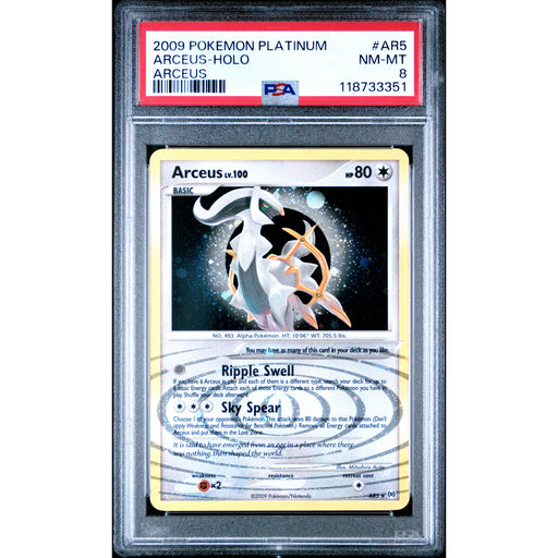 Pokémon TCG: Arceus AR5 PSA 8 Holo - Platinum