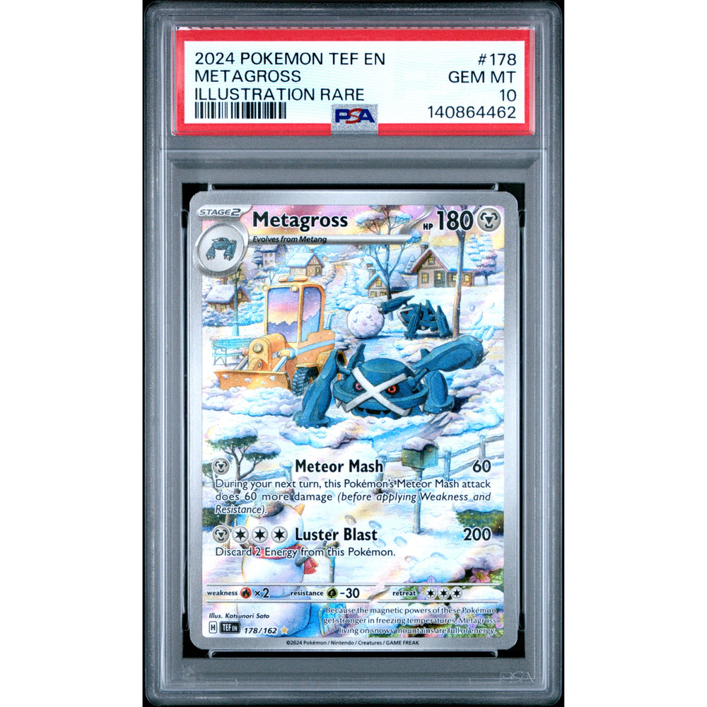Pokémon TCG: Metagross #178 PSA 10 - Temporal Forces