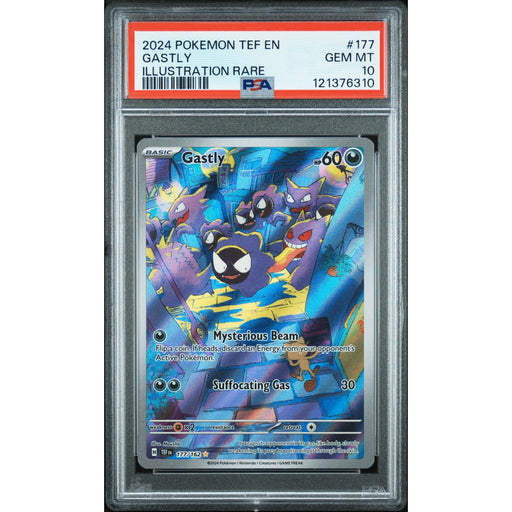 Pokémon TCG: Gastly 177 PSA 10 - Temporal Forces