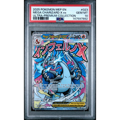 Pokémon TCG: Mega Charizard X Ex #023 PSA 10 - Mega Evolution Promo
