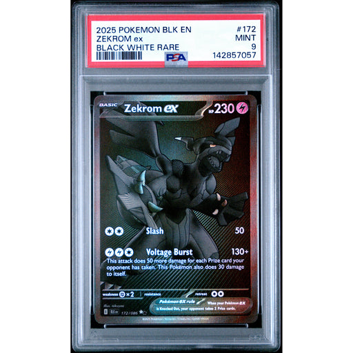 Pokémon TCG: Zekrom Ex #172 PSA 9 - Black Bolt-142857057