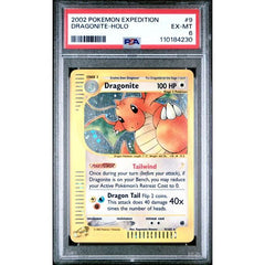 Pokémon TCG: Dragonite Holo #9 PSA 6 - Expedition Base Set