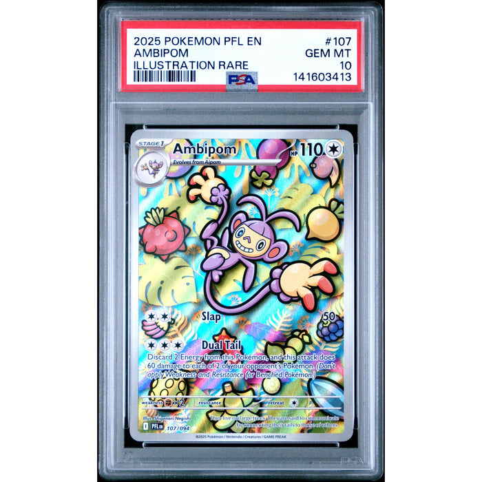 Pokémon TCG: Ambipom #107 PSA 10-141603413