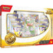 The Pokémon Company’s Pokémon TCG: 30th Celebration Ditto Premium Collection includes booster packs, a special Ditto promo card, a 3D anniversary badge, and comes in vibrant Pikachu-themed packaging with safety labels.