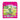The Pokémon TCG: Gem Pack Badge Set Box (Kinesisk) by The Pokémon Company features a pink box with a green cat-like character, grassy field design, colorful cards, badges, Chinese text, and outdoor-themed packaging for collectors.