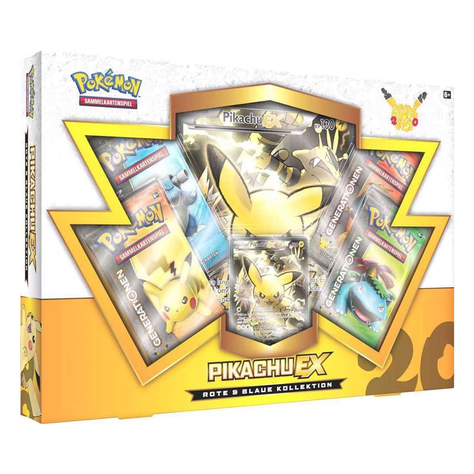 Pokémon TCG: Generations Pikachu EX Red & Blue collection