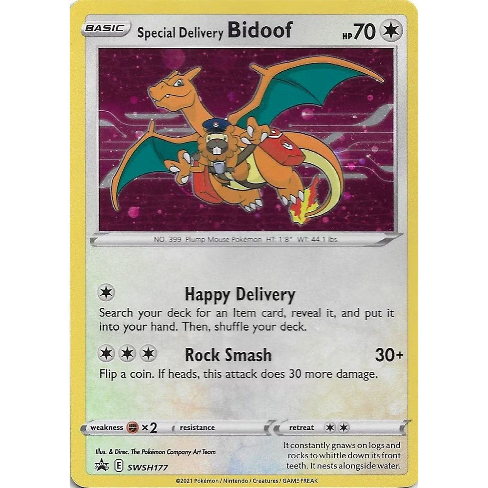 Pokémon TCG: Special Delivery Bidoof SWSH 177 (Sealed)
