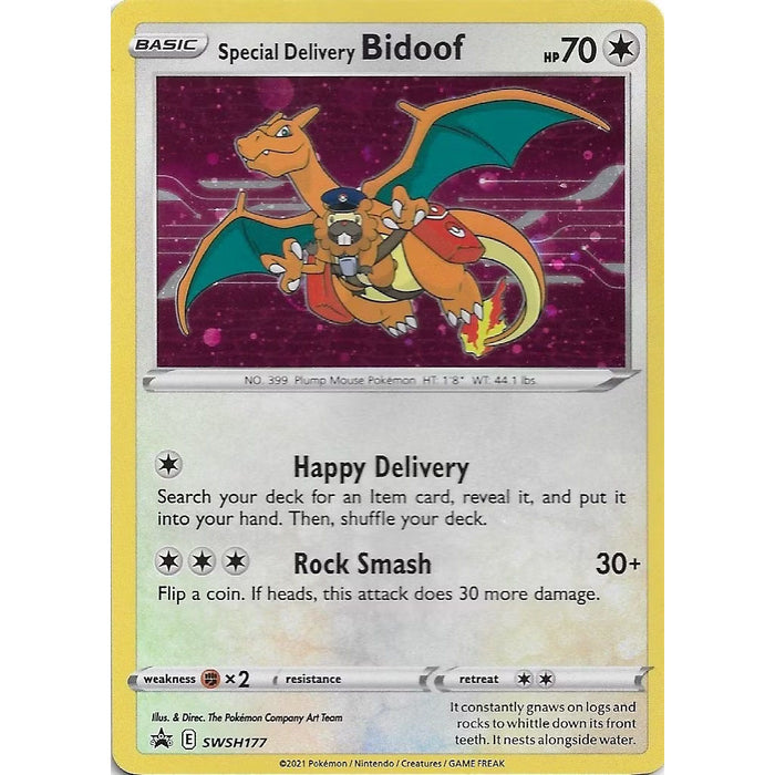 Pokémon TCG: Special Delivery Bidoof SWSH 177 (Sealed)