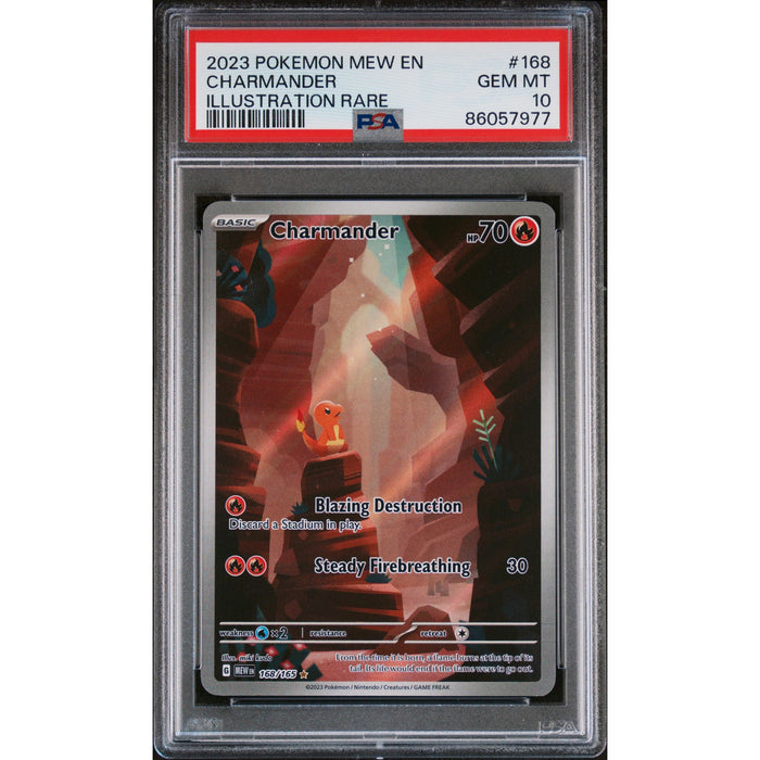 Pokémon TCG: Charmander #168 PSA 10-86057977