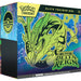 The Pokémon TCG: Delta Reign Elite Trainer Box by The Pokémon Company showcases striking green and black artwork featuring Mega Rayquaza, highlighted with “Mega Evolution Delta Reign” text and a small parts warning. The box stands out against a vibrant, colorful background with official game branding.