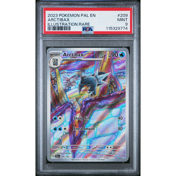 Pokémon TCG: Arctibax 209 PSA 9 - Paldea Evolved