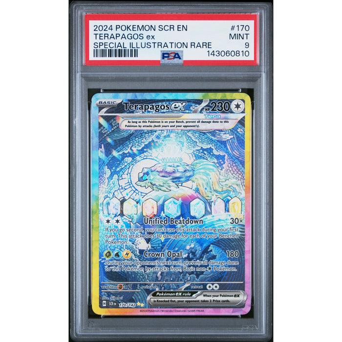 Pokémon TCG: Terapagos Ex #170 PSA 9 - Stellar Crown-143060810