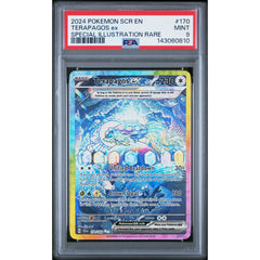 Pokémon TCG: Terapagos Ex #170 PSA 9 - Stellar Crown