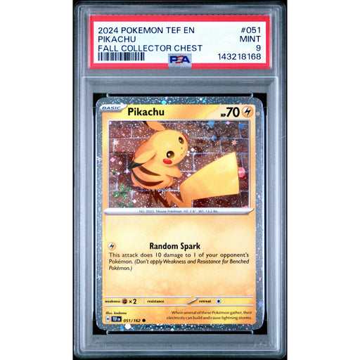 Pokémon TCG: Pikachu #051 PSA 9 - Temporal Forces-143218168