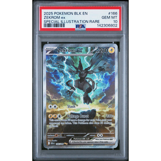 Pokémon TCG: Zekrom Ex #166 PSA 10-142306802