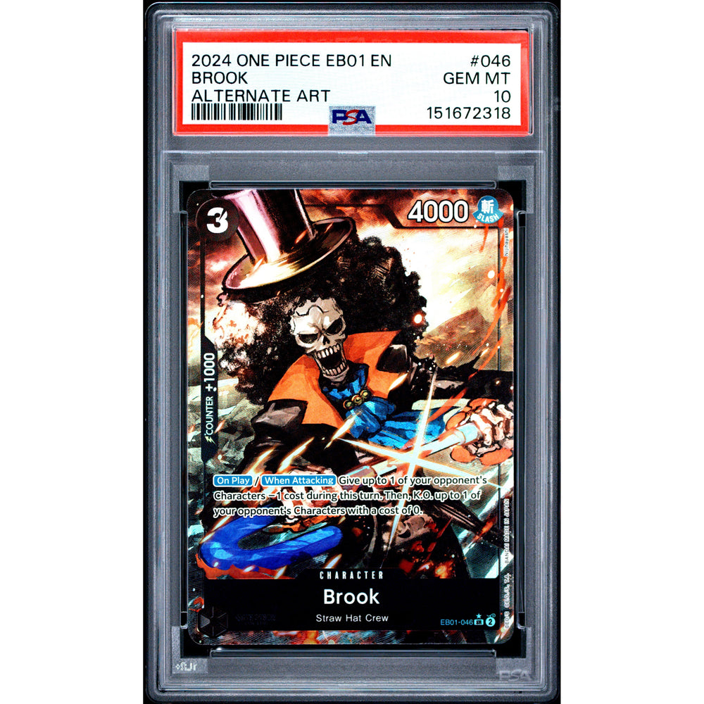 One Piece TCG: Brook #046 PSA 10