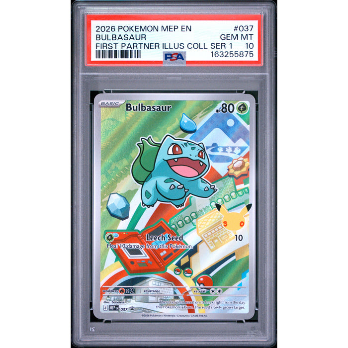 Pokémon TCG: Bulbasaur #037 PSA 10-163255875