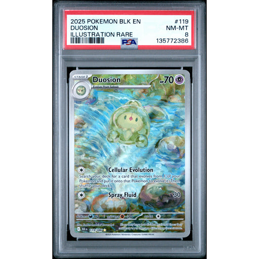 Pokémon TCG: Duosion #119 PSA 8 - Black Bolt-135772386