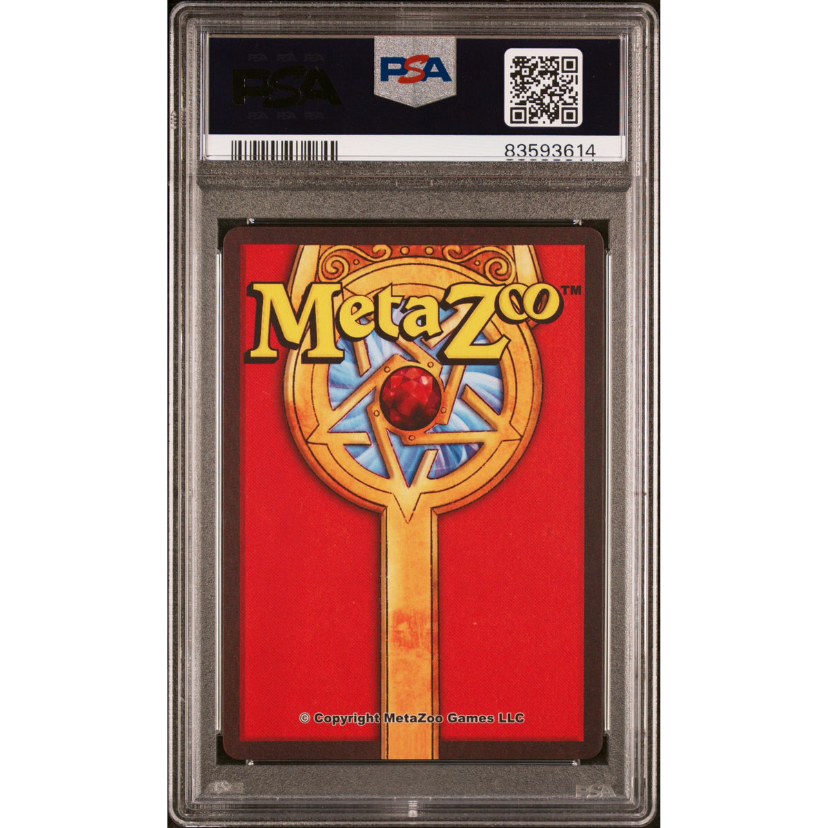Meta Zoo TCG: Black Dog of the Hanging Hills PSA 10 Holo-83593614