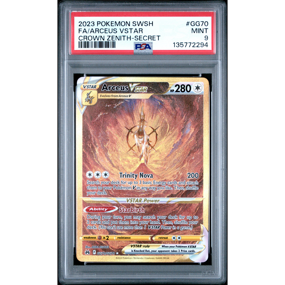 Pokmon TCG: Arceus Vstar GG70 PSA 9 - Crown Zenith Rogerz Pokmon TCG: Arceus Vstar GG70 PSA 9 - Crown Zenith Rogerz