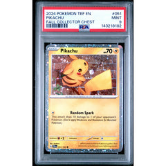 Pokémon TCG: Pikachu #051 PSA 9 - Temporal Forces