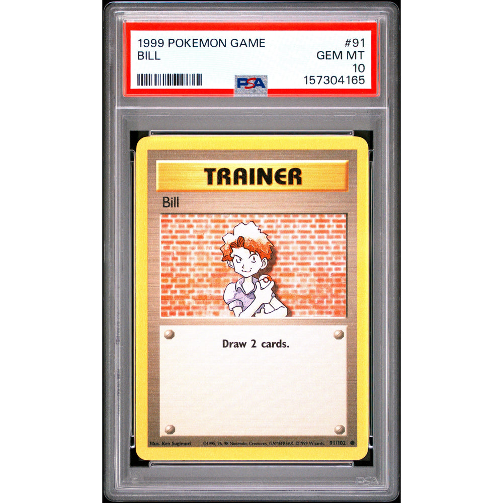 Pokémon TCG: Bill #91 PSA 10 - Base