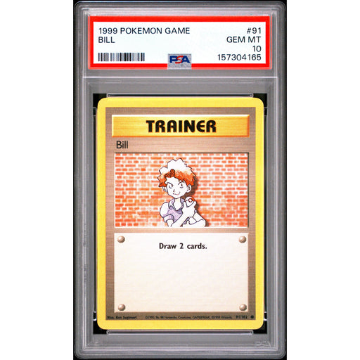 Pokémon TCG: Bill #91 PSA 10-157304165