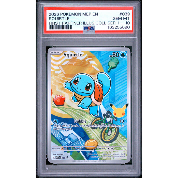 Pokémon TCG: Squirtle #039 PSA 10-163255690