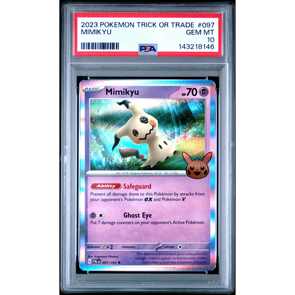 Pokémon TCG: Mimikyu #097 PSA 10 - bus eller byte
