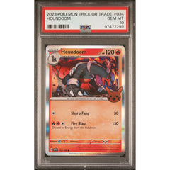 Pokémon TCG: Houndoom 034 PSA 10 - Trick or Trade