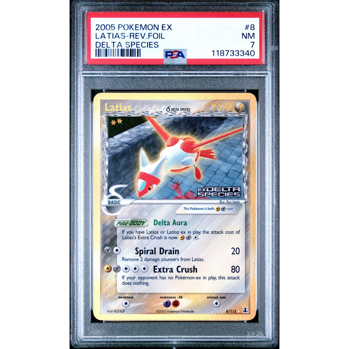 Pokémon TCG: Latias 8 PSA 7 Reverse Holo - Delta Species