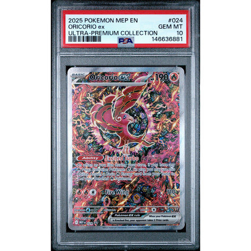 Pokémon TCG: Oricorio Ex #024 PSA 10 - Mega Evolution Promo-146636881