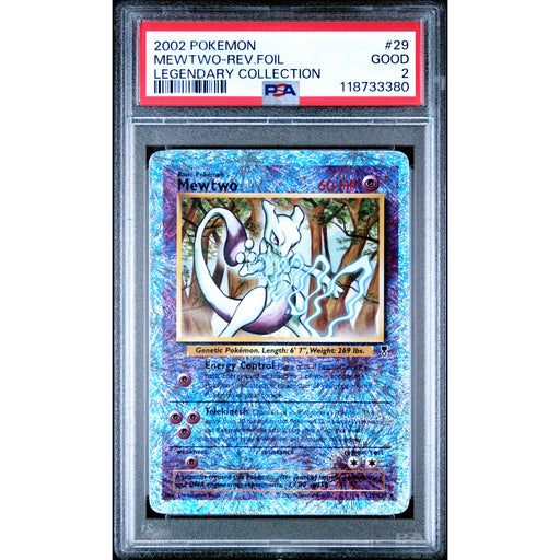 Pokémon TCG: Mewtwo 29 PSA 2 Reverse Holo - Legendary Collection