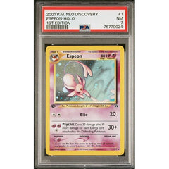 Pokémon TCG: Espeon Holo #1 PSA 7 - Neo Discovery