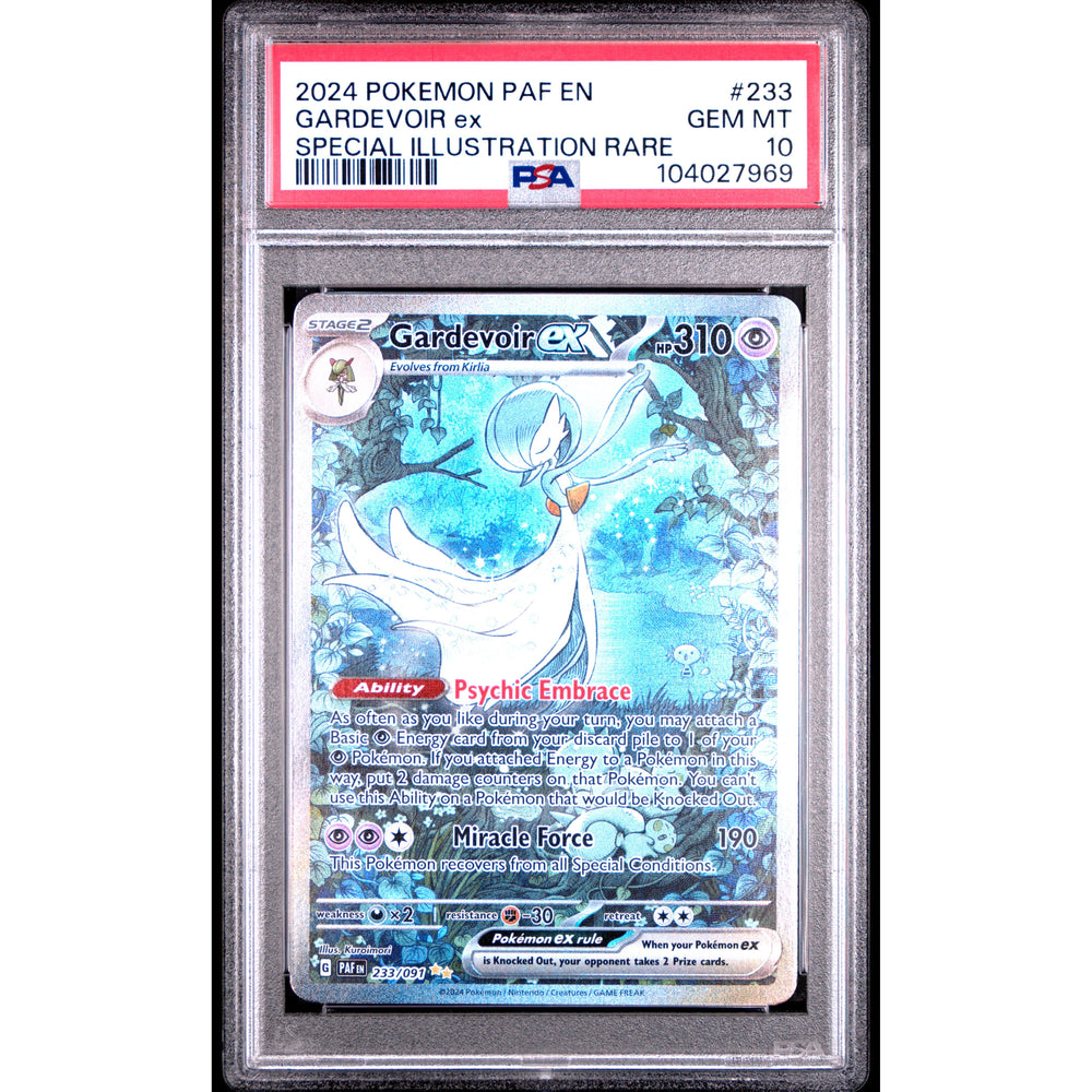 Pokémon TCG: Gardevoir Ex #233 PSA 10 - Paldean Fates