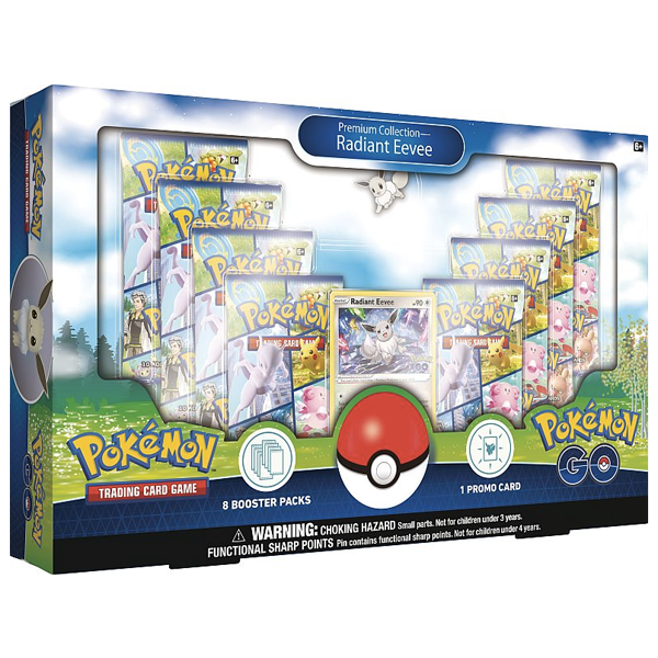 Pokémon TCG: Radiant Eevee Premium Collection Box - Pokemon GO (Sword & Shield)