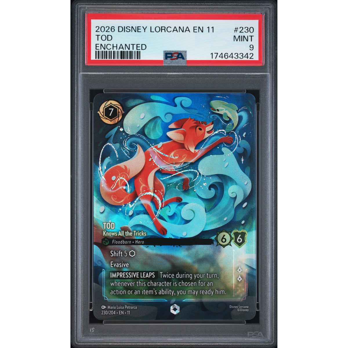 Lorcana: Tod #230 PSA 9-174643342